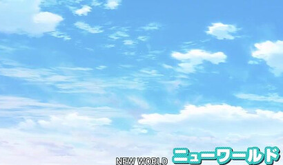 Plant monster with long tentacles fucks two hentai girls in the forest