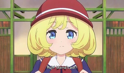 Plant monster with long tentacles fucks two hentai girls in the forest