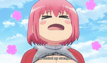 Plant monster with long tentacles fucks two hentai girls in the forest