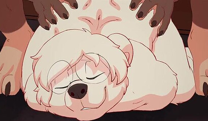 Anime gay dog fucked in the ass by a soft gay teddy bear