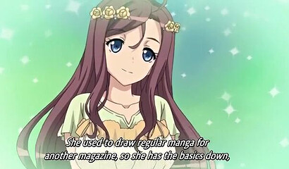 Manga artist takes a girl to work after passionate sex