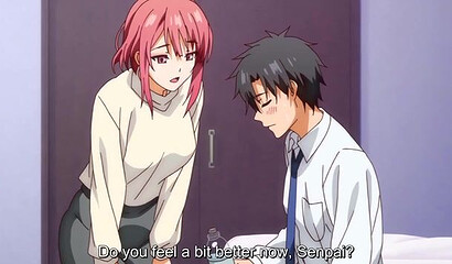 Creampie for sempai: office worker fucks new coworker and cum inside her