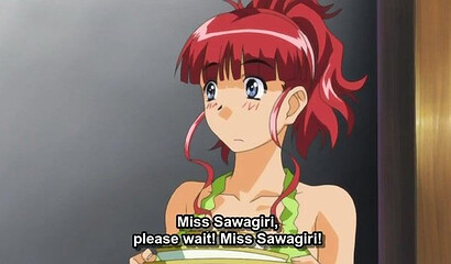 Sexy hentai cartoon milfs are crazy about a young guy's hard cock