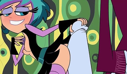 Strange monster with tentacles pumps cum into Lacey Shadow's pussy.