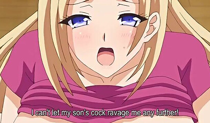 Angry stepson fucks stepmother with big tits next to sleeping father