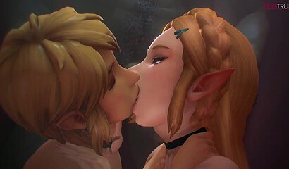 3D hero of Legend of Zelda franchise Link gets fucked in legendary asshole