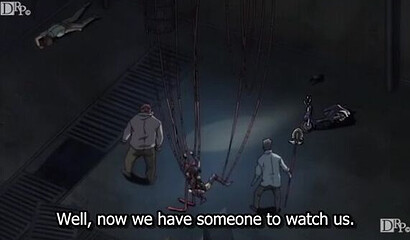 Long tenacles of hentai monster penetrate deep into the ass of the enchantress