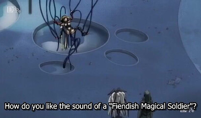 Long tenacles of hentai monster penetrate deep into the ass of the enchantress