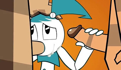 A cartoon porn parody of "The Life and Adventures of a Teenage Robot"