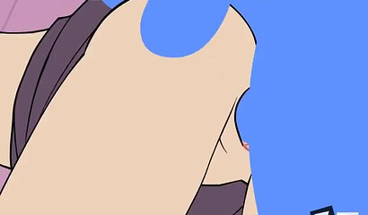 Cartoon monster Bloo fucks his favorite girlfriend Frankie in two holes