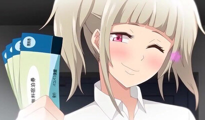 Lucky hentai cartoon guy fucks the girls in his harem