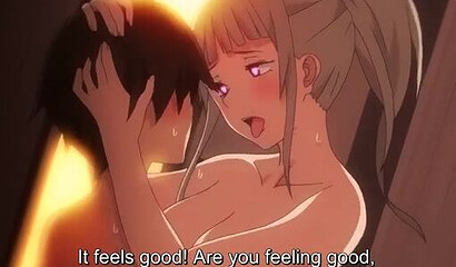 Lucky hentai cartoon guy fucks the girls in his harem