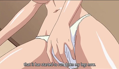 Sexual encounter with busty neighbor in hentai porn cartoon