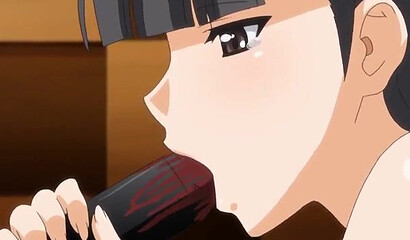 Girls pretend to be artificial vaginas and sex robots on display