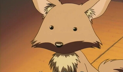 A scary demon raped a beautiful brunette from a hentai cartoon in the woods