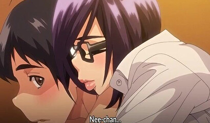 Anime high school girl with big tits gets fucked by her classmates