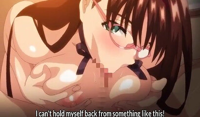 Anime high school girl with big tits gets fucked by her classmates