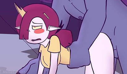 Trans Marco Diaz and his elf girlfriend got caught having group sex with monsters