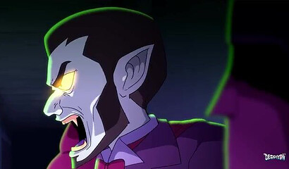 Cartoon monsters had group sex with Velma and Daphne from Scooby Doo.