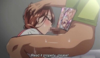 Hentai housewife fucks neighbor after reading porn magazines