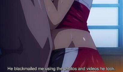 Hentai guy forced to watch his girlfriend get fucked by an ugly coach