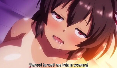 Hentai guy forced to watch his girlfriend get fucked by an ugly coach