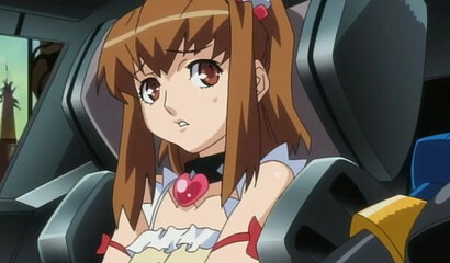 Evil heroine of anime porn cartoon fucks futa cock busty slave girl