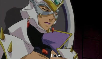 Evil heroine of anime porn cartoon fucks futa cock busty slave girl