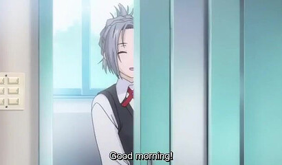 Anime teacher has lesbian sex with beautiful schoolgirls