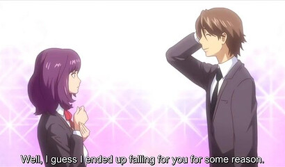 Hentai schoolgirls with huge tits fuck their classmates