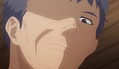 School janitor fucks busty hentai girl from the library