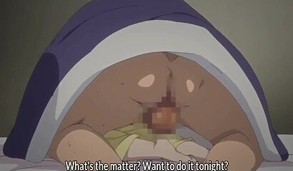 Blackmailer bastard forces to fuck another man's busty wife in an anime cartoon