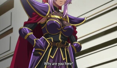 Bastard fucks elf warrior girl with big tits hard in hentai porn