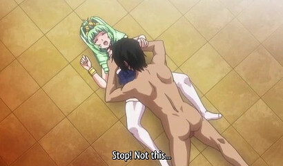 Bastard fucks elf warrior girl with big tits hard in hentai porn