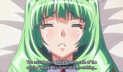 Hentai wizard's slave girl is fucked in all holes by monsters and tentacles