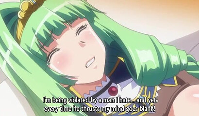 Hentai wizard's slave girl is fucked in all holes by monsters and tentacles