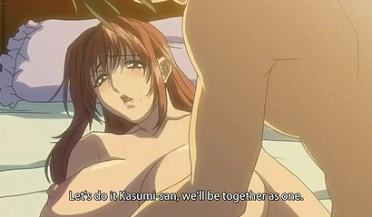 Busty milf fucks on the beach with young lover in hentai porn