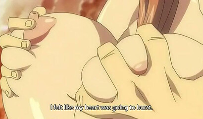 Busty milf fucks on the beach with young lover in hentai porn