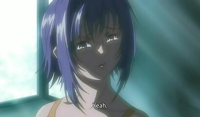 Busty milf fucks on the beach with young lover in hentai porn