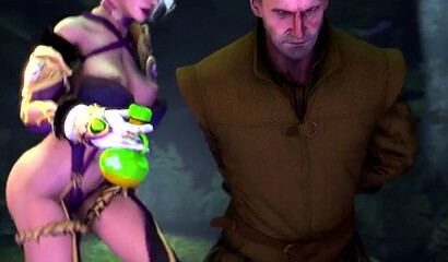 Busty blonde Sophitia from Soul Edge gets fucked by monsters in 3D sex pic