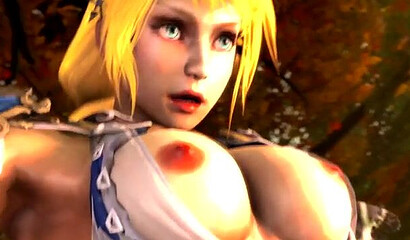 Busty blonde Sophitia from Soul Edge gets fucked by monsters in 3D sex pic