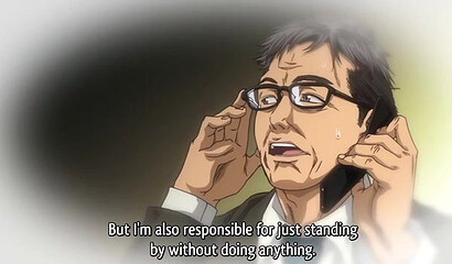 Young jerk off fan watches hentai porn videos of his humping mom