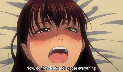 Young jerk off fan watches hentai porn videos of his humping mom