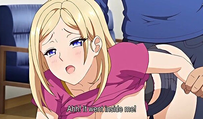 Excited hentai cartoon guy fucked half-sister and stepmother