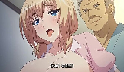 The guy in room 123 watches his favorite nurse fuck an old man.