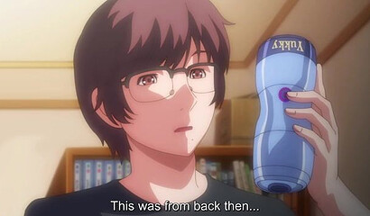 Cat girl with futanari cock fucks sleeping friend in hentai cartoon