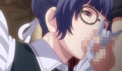 Cat girl with futanari cock fucks sleeping friend in hentai cartoon