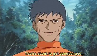 Excited hentai policewoman has sex with a criminal