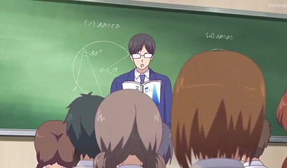 Blackmail teacher fucks hentai schoolgirl loving incest with her father