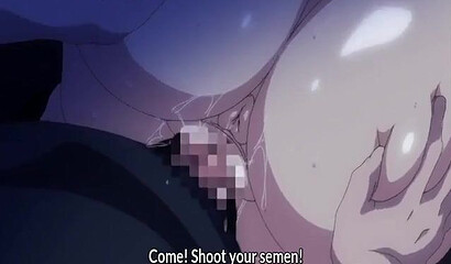 Little perverts fuck a busty mom in hentai porn cartoon